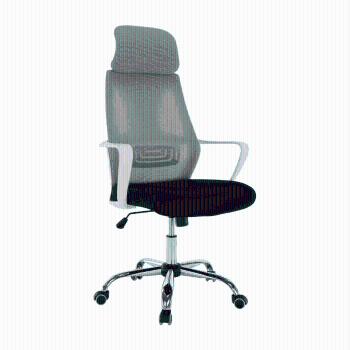Kancelárske kreslo, sivá/čierna/biela, TAXIS R1, rozbalený tovar