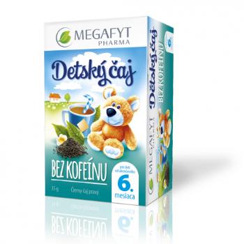 MEGAFYT Detský čaj BEZ KOFEÍNU čierny čaj (od ukonč. 6. mesiaca), 20x1,75 g (35 g)