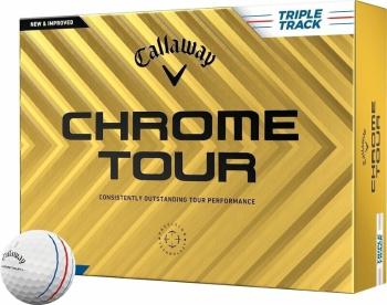 Callaway Chrome Tour White Triple Track Golfové lopty