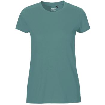 Neutral Dámske tričko Fit z organickej Fairtrade bavlny - Teal | L