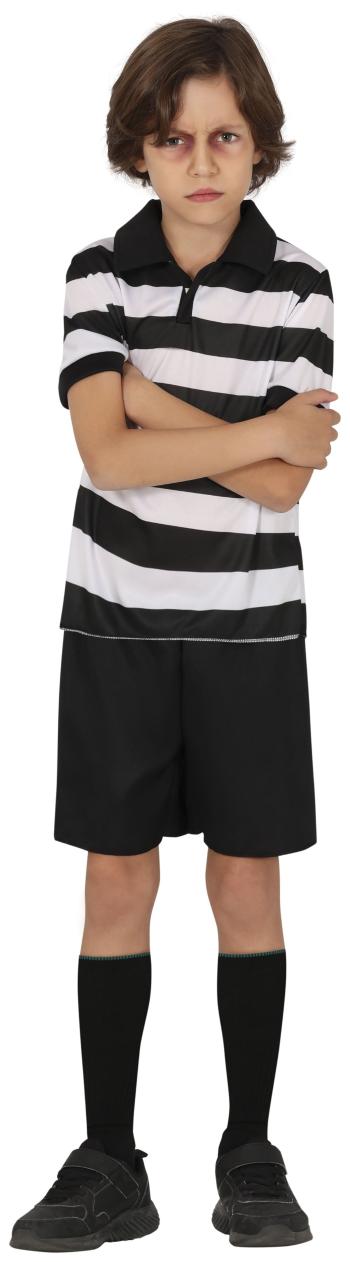 Guirca Detský kostým s krátkym rukávom - Pugsley Addams Veľkosť - deti: M