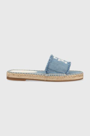 Šľapky Tommy Hilfiger DENIM FLAT SANDAL dámske, FW0FW07095