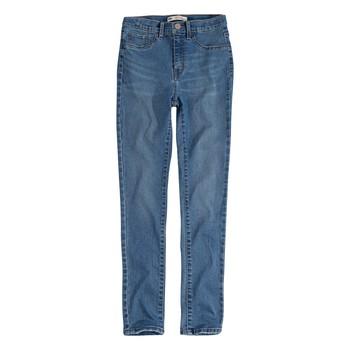 Levis  Džínsy Skinny 721 HIGH RISE SUPER SKINNY  Modrá