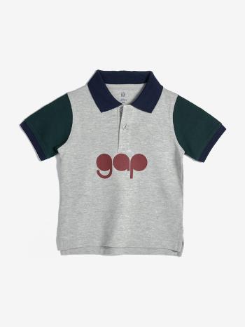 GAP Logo Polo tričko detské Šedá