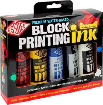 Essdee Block Printing Ink Farba na linoryt 5 x 300 ml