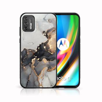 MY ART Silikónový kryt Motorola Moto G9 Plus GREY MARBLE (140)