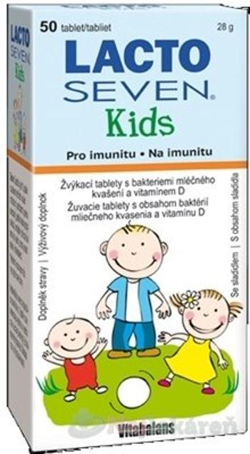 Vitabalans LACTOSEVEN Kids 50 tabliet