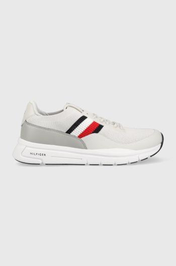 Tenisky Tommy Hilfiger PREMIUM LIGHTWEIGHT RUNNER KNIT šedá farba