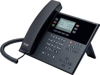 Auerswald COMfortel D-210 šnúrový telefón, VoIP handsfree, konektor na slúchadlá, optická signalizácia hovoru, PoE grafi