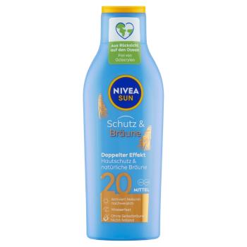 NIVEA Sun Mlieko na opaľovanie podporujúce zhnednutie OF 20, 200 ml