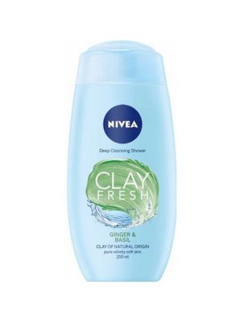 NIVEA SHOWER GEL 500 ML CLAY FRESH GINGER & BASIL