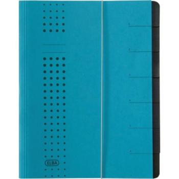 Elba chic 400002020 organizačné dosky modrá DIN A4 kartón Počet priehradiek: 7