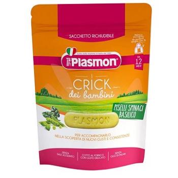 PLASMON sušienky zeleninové Crick špenát, hrášok a bazalka 100 g, 12 mes.+ (8001040199473)