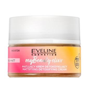 Eveline My Beauty Elixir Mattifying and Detoxifying Face Cream Peach Matt detoxikačný krém pre mastnú pleť 50 ml