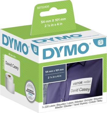 DYMO etikety v roli  99014 S0722430 101 x 54 mm papier  biela 220 ks permanentné prepravné štítky