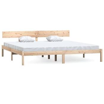 Rám postele masívna borovica 200 × 200 cm, 810167