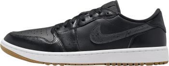 Nike Air Jordan 1 Low G Black/Gum Medium Brown/White/Anthracite 42 Pánske golfové topánky