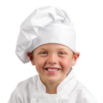 PROFIKUCHAR.SK DETSKÁ vysoká kuchárska čiapka Profikuchar pre 6-10 ročné - rôzne farby Biela