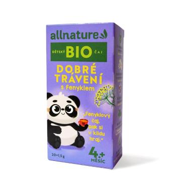 ALLNATURE Detský čaj dobré trávenie s feniklom BIO 20 vreciek