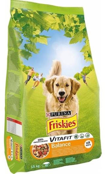 FRISKIES GP 15kg Balance s kuracim, hovädzím a zeleninou