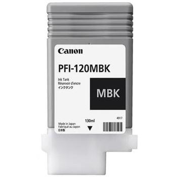CANON PFI-120 MBK - originálna cartridge, matne čierna, 130ml
