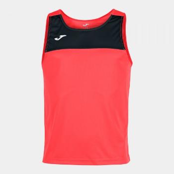 SLEEVELESS T-SHIRT RACE CORAL-BLACK XS