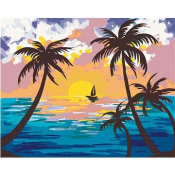 Maľovanie podľa čísel – Západ slnka za palmami (HRAmal00918nad)