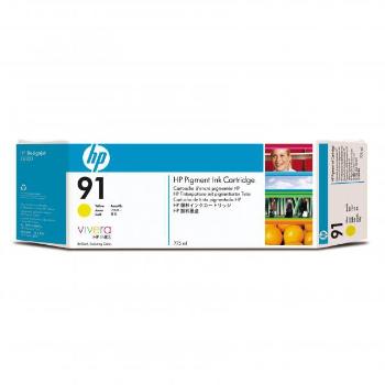 HP C9469A - originálna cartridge HP 91, žltá, 775ml