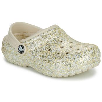 Crocs  Classic Lined Glitter Clog K  Nazuvky Béžová