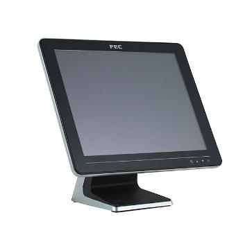 Dotykový monitor FEC AM-1015C, 15" LED LCD, PCAP (10-Touch), USB, bez rámčeka, čierno-strieborný