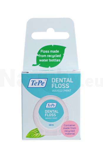TePe Dental Floss expandujúca voskovaná zubná niť s mätovou príchuťou 40 m