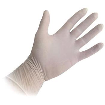 Jednorazové latexové rukavice, pudrované, veľ. M, 100 ks (903210.00)