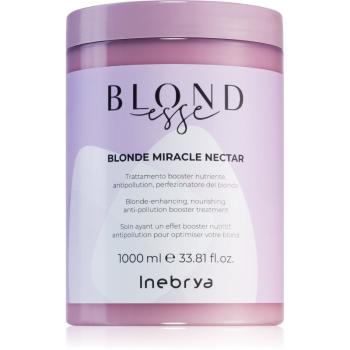 Inebrya BLONDesse Blonde Miracle Nectar hĺbkovo vyživujúca kúra pre blond vlasy 1000 ml