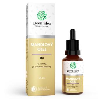 Green Idea Topvet Premium Mandľový olej BIO mandľový olej lisovaný za studena 25 ml