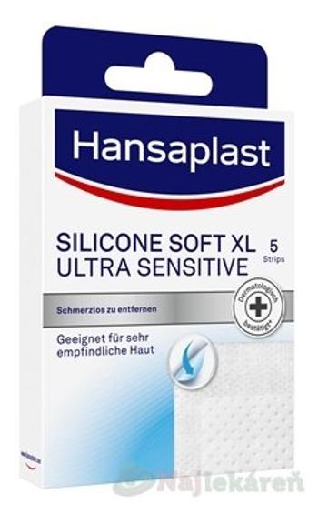 Hansaplast SILICONE SOFT XL ULTRA SENSITIVE náplasť 5ks