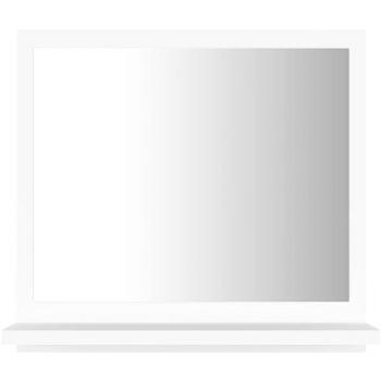 Kúpeľňové zrkadlo biele 40×10,5×37 cm drevotrieska 804553