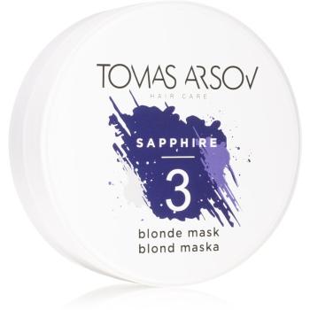 Tomas Arsov Sapphire Blonde Mask prirodzene neutralizujúca maska pre blond a melírované vlasy 100 ml