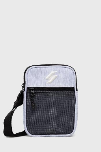 Malá taška Superdry šedá farba