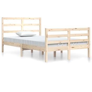 Rám postele masívna borovica 120 × 200 cm, 3105001