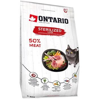 Ontario Cat Sterilised Lamb 2 kg (8595091792757)