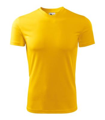 MALFINI Pánske tričko Fantasy - Žltá | S