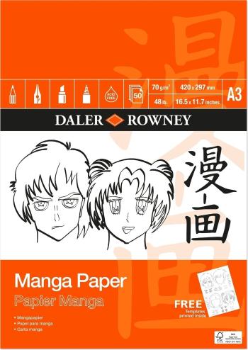 Daler Rowney Manga Marker Paper A3 70 g Skicár