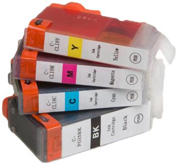 MultiPack CANON PGI-5, CLI-8 - kompatibilná cartridge, čierna + farebná, 29ml/3x16ml