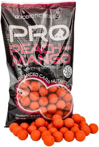 Starbaits boilie probiotic peach mango + n-butyric - 800 g 24 mm