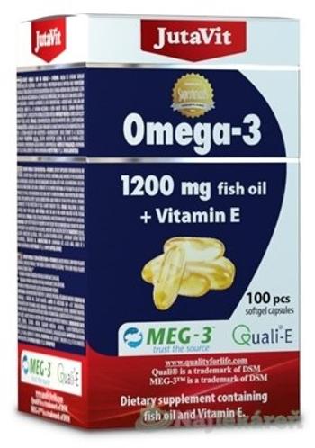 JutaVit Omega-3 1200 rybí olej + vitamín E