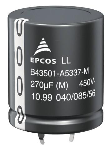 TDK B43501-A5476-M elektrolytický kondenzátor Snapln  10 mm 47 µF 450 V/DC 20 % (Ø x v) 22 mm x 25 mm 1 ks