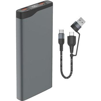4smarts Power Bank VoltHub Pro 10000 mAh 22,5 W with Quick Charge, PD gunmetal Select Edition (468777)