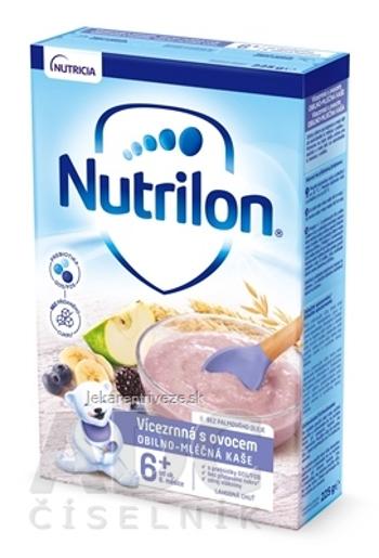 Nutrilon obilno-mliečna kaša viaczrnná s ovocím, bez palmového oleja (od ukonč. 6. mesiaca) (inov.2021) 1x225 g