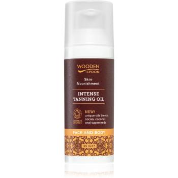 WoodenSpoon Skin Nourishment ošetrujúci telový olej pre intenzívne opálenie 50 ml