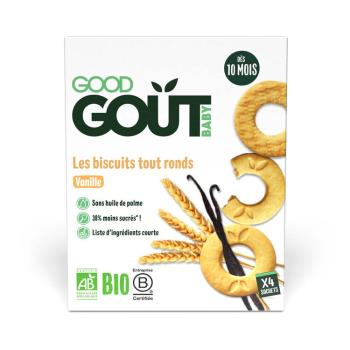 EXP: 02.08.2023 GOOD GOUT BIO Vanilkové kolieska 80 g